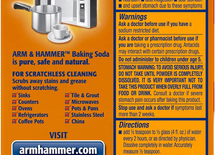 Arm & Hammer Pure Baking Soda Cleaning Deodorizing 8oz (2 Pack) - Household Supplies > Products