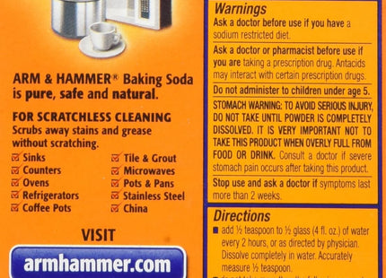 Arm & Hammer Pure Baking Soda Cleaning Deodorizing 8oz (24 Pack) - Household Supplies > Products
