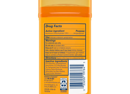 Arm & Hammer Ul-max Invi-Solid AntiPerspirant Deodorant Cool Blast 2.6oz (12 Pack) - Personal Care > Bath Body
