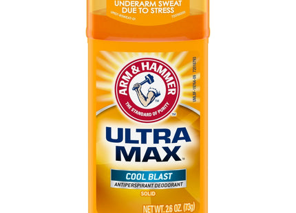 Arm & Hammer Ul-max Invi-Solid AntiPerspirant Deodorant Cool Blast 2.6oz (32 Pack) - Personal Care > Bath Body