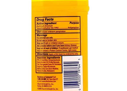 Arm & Hammer Ul-max Invi-Solid AntiPerspirant Deodorant Cool Blast 2.6oz (32 Pack) - Personal Care > Bath Body