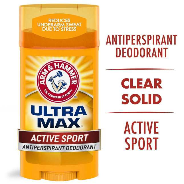 ARM & HAMMER ULTRA MAX Deodorant Active Sport Solid Stick 2.6 oz (11 Pack) - Personal Care > Bath Body Anti-Perspirant