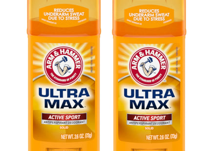 ARM & HAMMER ULTRA MAX Deodorant Active Sport Solid Stick 2.6 oz (2 Pack) - Personal Care > Bath Body Anti-Perspirant