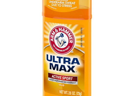 ARM & HAMMER ULTRA MAX Deodorant Active Sport Solid Stick 2.6 oz (2 Pack) - Personal Care > Bath Body Anti-Perspirant