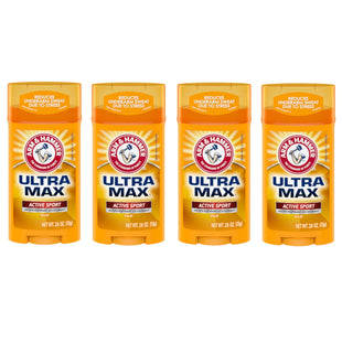 ARM & HAMMER ULTRA MAX Deodorant Active Sport Solid Stick 2.6 oz (4 Pack) - Personal Care > Bath Body Anti-Perspirant