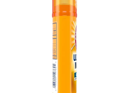 a yellow tube with a white background