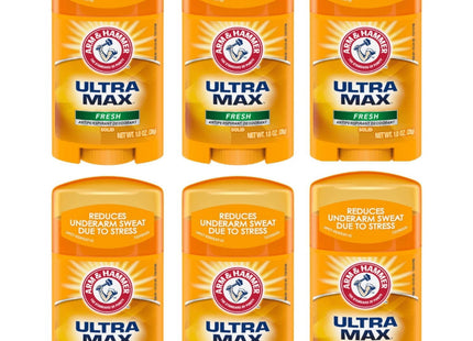 ARM & HAMMER ULTRA MAX Solid Antiperspirant Deodorant Fresh Scent 1oz (6 Pack) - Personal Care > Bath Body