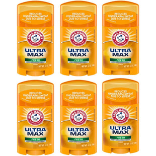 ARM & HAMMER ULTRA MAX Solid Antiperspirant Deodorant Fresh Scent 1oz (6 Pack) - Personal Care > Bath Body