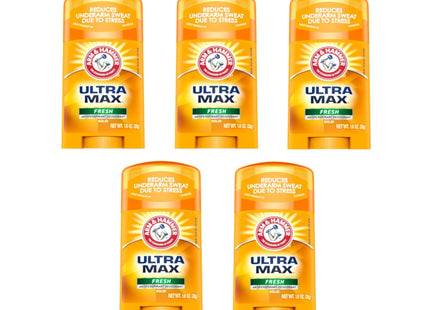 ARM & HAMMER ULTRA MAX Solid Antiperspirant Deodorant Fresh Scent 1oz (5 Pack) - Personal Care > Bath Body