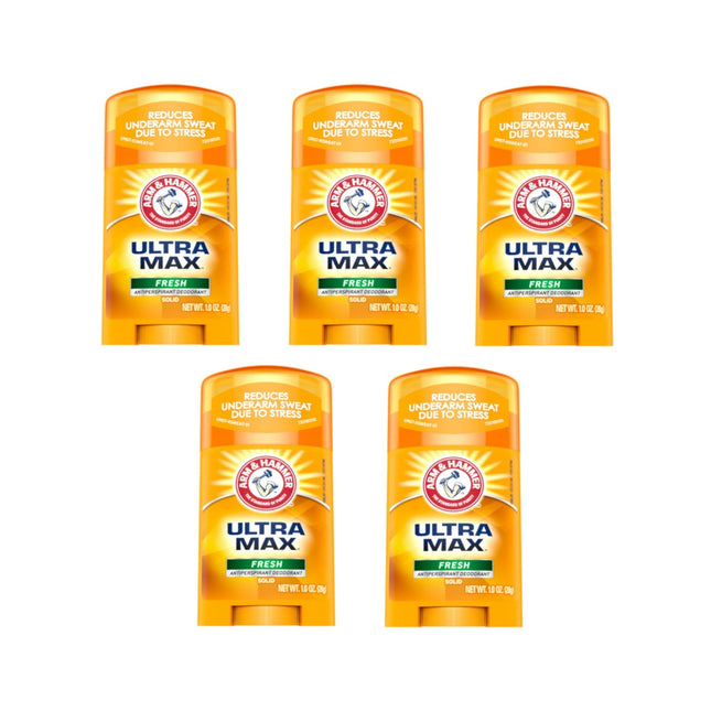 ARM & HAMMER ULTRA MAX Solid Antiperspirant Deodorant Fresh Scent 1oz (5 Pack) - Personal Care > Bath Body