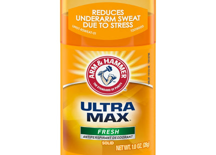 ARM & HAMMER ULTRA MAX Solid Antiperspirant Deodorant Fresh Scent 1oz (2 Pack) - Personal Care > Bath Body