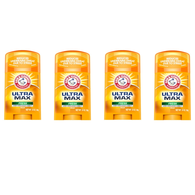 ARM & HAMMER ULTRA MAX Solid Antiperspirant Deodorant Fresh Scent 1oz (4 Pack) - Personal Care > Bath Body