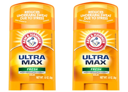 ARM & HAMMER ULTRA MAX Solid Antiperspirant Deodorant Fresh Scent 1oz (2 Pack) - Personal Care > Bath Body