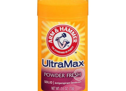Arm & Hammer Ultra-Max Solid AntiPerspirant Deodorant Powder Fresh 2.6oz (3 Pack) - Personal Care > Bath Body