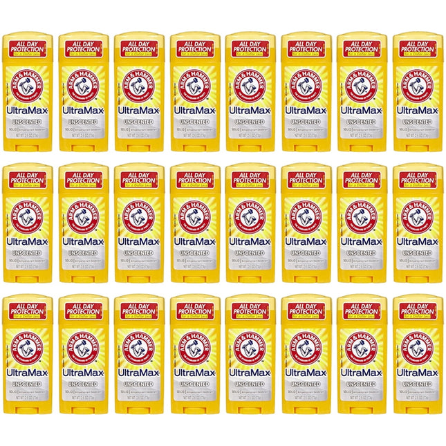 Arm & Hammer Ultramax Deodorant Invisible Solid Unscented 2.6oz (24 Pack) - Personal Care > Bath Body Anti-Perspirant