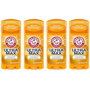 Arm & Hammer Ultramax Deodorant Invisible Solid Unscented 2.6oz (4 Pack) - Personal Care > Bath Body Anti-Perspirant