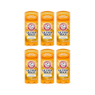 Arm & Hammer Ultramax Deodorant Invisible Solid Unscented 2.6oz (6 Pack) - Personal Care > Bath Body Anti-Perspirant