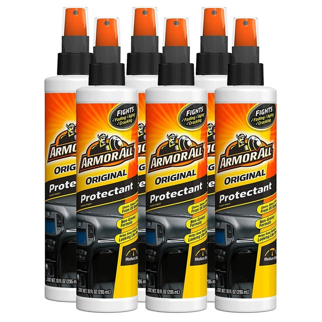 Armor All Interior Car Protectant And Cleaning Spray Bottle 10 FLoz (6 Pack) - Automotive Tools & Supplies > Care