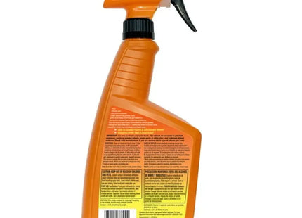 a bottle of orange cleaner