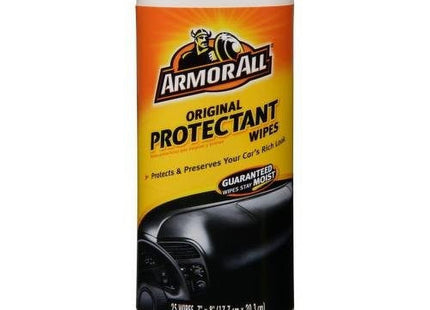 Armor Original Plastic-Rubber Protectant Car Interior Cleaner Wipes 30ct (12 Pack) - Automotive Tools & Supplies > Care