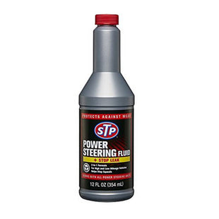 Armored AutoGroup High Mileage Power Steering Fluid and Stop Leak 12oz (4 Pack) - Automotive Tools & Supplies > Care