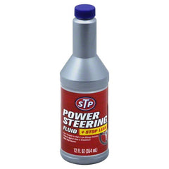 Armored AutoGroup High Mileage Power Steering Fluid and Stop Leak 12oz (24 Pack) - Automotive Tools & Supplies > Care