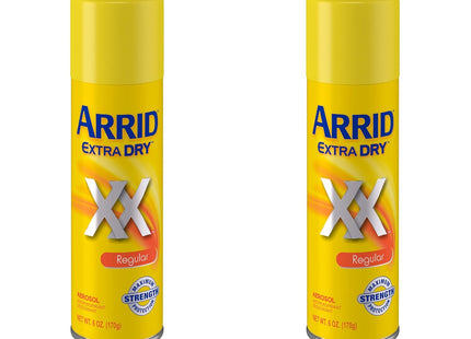 Arrid XX Extra Dry Aerosol Antiperspirant Deodorant Regular Unisex 6oz (2 Pack) - Personal Care > Bath & Body