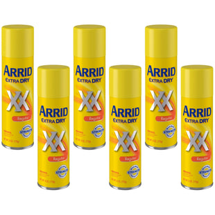 Arrid XX Extra Dry Aerosol Antiperspirant Deodorant Regular Unisex 6oz (6 Pack) - Personal Care > Bath & Body