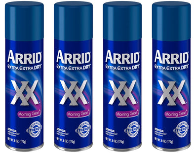 Arrid XX Extra Dry Antiperspirant Deodorant Morning Clean Aerosol 6oz (4 Pack) - Personal Care > Bath & Body