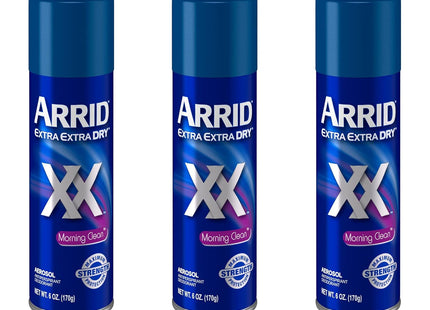 Arrid XX Extra Dry Antiperspirant Deodorant Morning Clean Aerosol 6oz (3 Pack) - Personal Care > Bath & Body