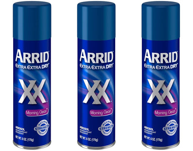 Arrid XX Extra Dry Antiperspirant Deodorant Morning Clean Aerosol 6oz (3 Pack) - Personal Care > Bath & Body