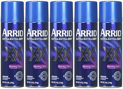 Arrid XX Extra Dry Antiperspirant Deodorant Morning Clean Aerosol 6oz (5 Pack) - Personal Care > Bath & Body