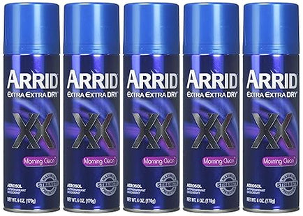 Arrid XX Extra Dry Antiperspirant Deodorant Morning Clean Aerosol 6oz (5 Pack) - Personal Care > Bath & Body