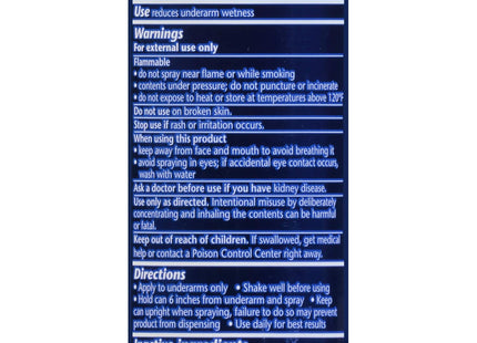Arrid XX Extra Dry Antiperspirant Deodorant Regular Spray 4oz - Personal Care > Bath & Body Anti-Perspirant
