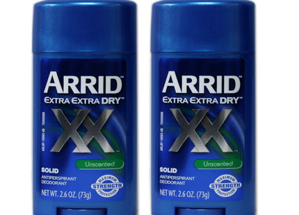 Arrid XX Extra Dry Sld Antiperspirant Deodorant Unscented 2.6oz (2 Pack) - Personal Care > Bath & Body Anti-Perspirant