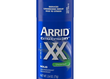 Arrid XX Extra Dry Sld Antiperspirant Deodorant Unscented 2.6oz (3 Pack) - Personal Care > Bath & Body Anti-Perspirant