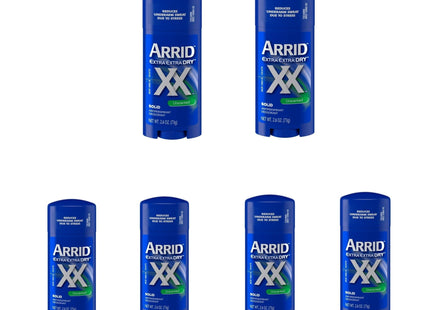 Arrid XX Extra Dry Sld Antiperspirant Deodorant Unscented 2.6oz (6 Pack) - Personal Care > Bath & Body Anti-Perspirant