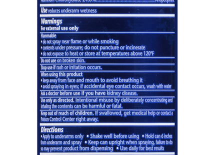 Arrid XX Extra Dry Ultra Clear Fresh Antiperspirant Deodorant Aerosol 6oz - Health & Beauty > Personal Care