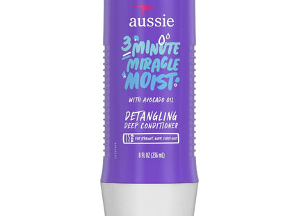 Aussie 3 Minute Miracle Moist Detangling Deep Conditioning Avocado 8oz (12 Pack) - Personal Care > Hair & Styling