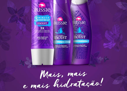 Aussie 3 Minute Miracle Moist Detangling Deep Conditioning Avocado 8oz - Personal Care > Hair & Styling Shampoo