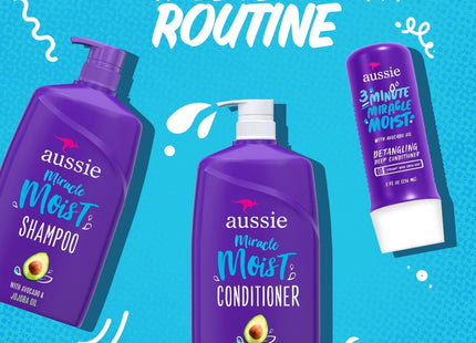 Aussie 3 Minute Miracle Moist Detangling Deep Conditioning Avocado 8oz (6 Pack) - Personal Care > Hair & Styling