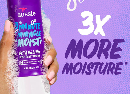 Aussie 3 Minute Miracle Moist Detangling Deep Conditioning Avocado 8oz (6 Pack) - Personal Care > Hair & Styling