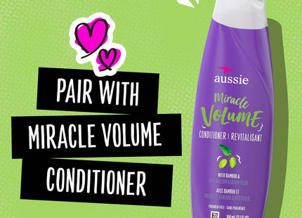 Aussie For Fine Hair Miracle Volume Shampoo W/Plum and Bamboo 12.1oz (12 Pack) - Personal Care > & Styling Conditioner