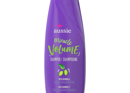 Aussie For Fine Hair Miracle Volume Shampoo W/Plum and Bamboo 12.1oz (12 Pack) - Personal Care > & Styling Conditioner