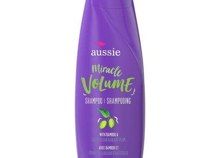 Aussie For Fine Hair Miracle Volume Shampoo W/Plum and Bamboo 12.1oz (4 Pack) - Personal Care > & Styling Conditioner