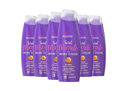 Aussie Total Miracle 7N1 Conditioner for Damaged Hair 12.1 oz (6 Pack) - Personal Care > & Styling Shampoo