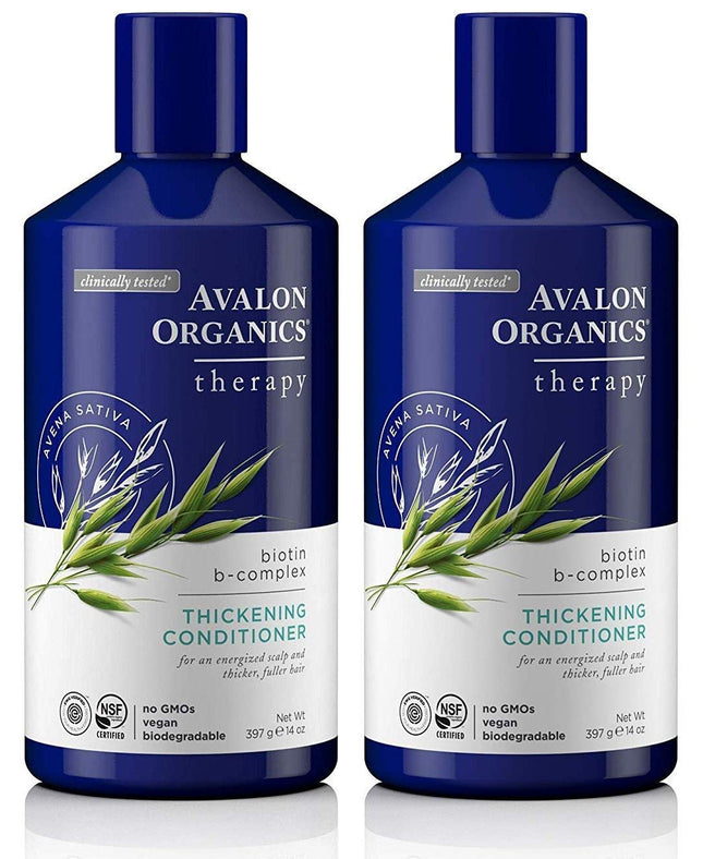 Avalon Organics Biotin B-Complex Thickening Conditioner 14oz (2 Pack) - Personal Care > Hair & Styling Shampoo