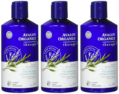 Avalon Organics Biotin B-Complex Thickening Conditioner 14oz (3 Pack) - Personal Care > Hair & Styling Shampoo