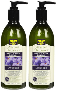 Avalon Organics Hand & Body Lotion Nourishing Lavender 12 Oz (2 Pack) - Personal Care > Skin Moisturizer