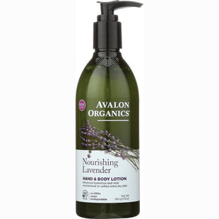 Avalon Organics Hand & Body Lotion Nourishing Lavender 12 Oz (3 Pack) - Personal Care > Skin Moisturizer